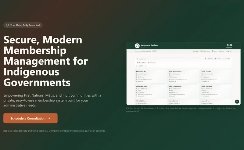 MemberData website